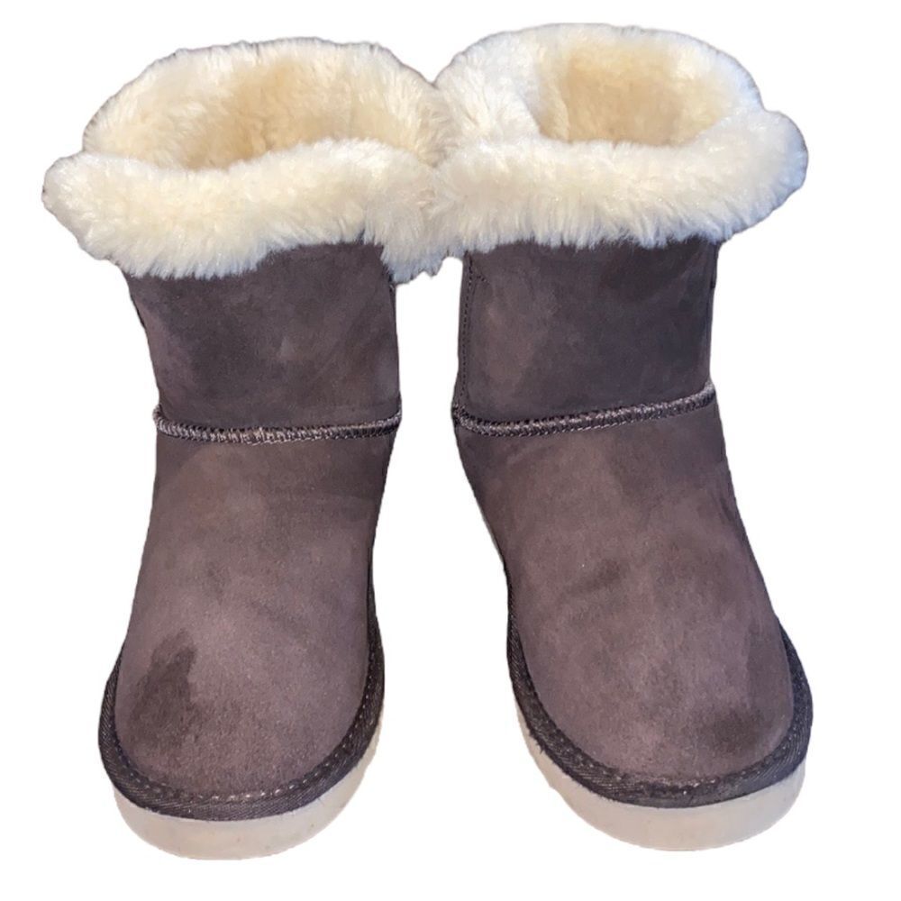 Style & Co Ugg Style Boots Suede Upper Size 8